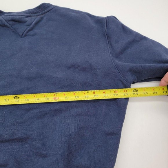 Tommy Hilfiger Sweatshirt Women Small Blue Flag Logo Spellout Tommy Jeans - Picture 5 of 5